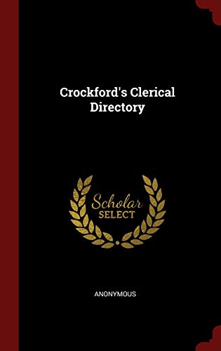 Crockford's Clerical Directory - Anonymous