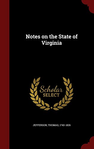 Stock image for Notes on the State of Virginia for sale by HPB-Ruby