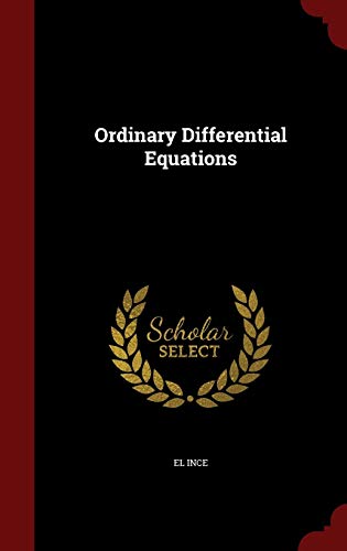 Beispielbild fr Ordinary Differential Equations zum Verkauf von Big River Books