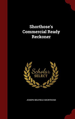 9781298851925: Shorthose's Commercial Ready Reckoner