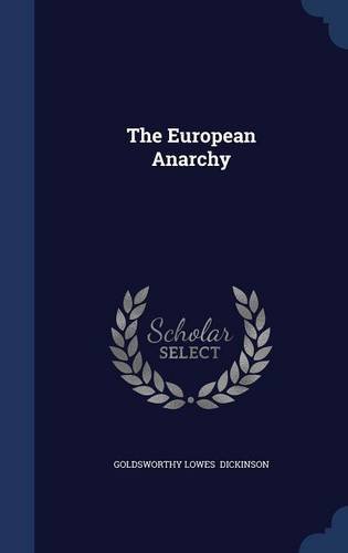 Beispielbild fr The European Anarchy zum Verkauf von Buchpark