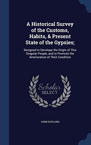 Beispielbild fr A Historical Survey of the Customs, Habits, & Present State of the Gypsies;: Designed to Develope the Origin of This Singular People, and to Promote the Amelioration of Their Condition zum Verkauf von AwesomeBooks