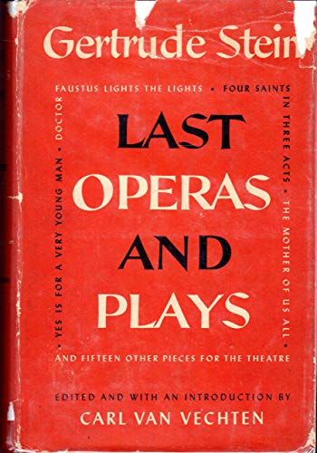 Last operas and plays (9781299340954) by Stein, Gertrude