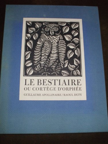 Stock image for Le Bestiaire Ou Cortege D'Orphee for sale by Irish Booksellers