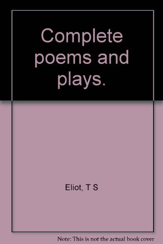 9781299983250: Complete poems and plays.
