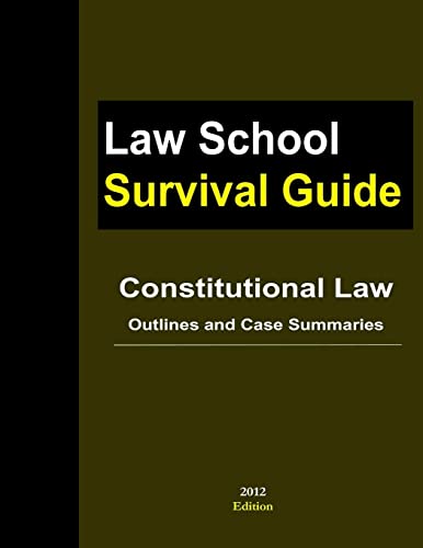 Stock image for Constitutional Law: Outlines and Case Summaries for sale by PBShop.store US