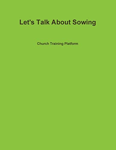 Stock image for Let's Talk About Sowing for sale by Chiron Media