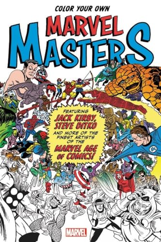 Beispielbild fr Color Your Own Marvel Masters zum Verkauf von Goodwill Books