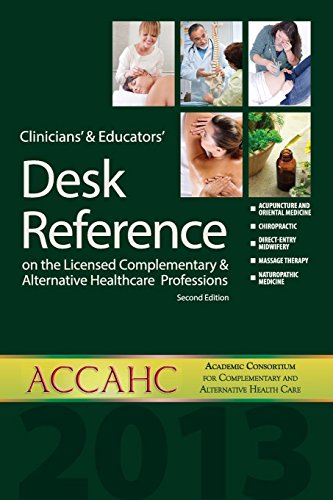 Imagen de archivo de Clinicians' and Educators' Desk Reference on Complementary and Alternative Healthcare Professions a la venta por SecondSale