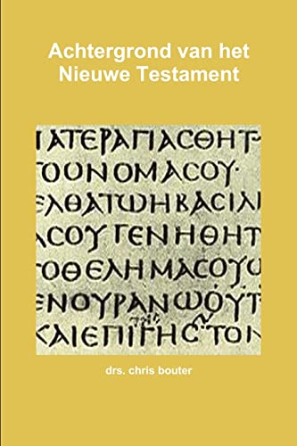 9781304345103: Achtergrond van het Nieuwe Testament