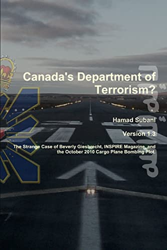 Imagen de archivo de Canada's Department of Terrorism a la venta por PBShop.store US