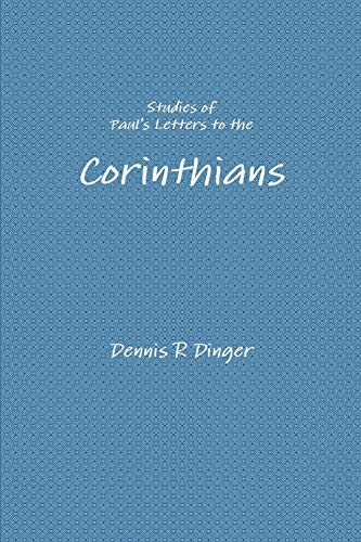 Beispielbild fr Studies of Paul's Letters to the Corinthians zum Verkauf von PBShop.store US