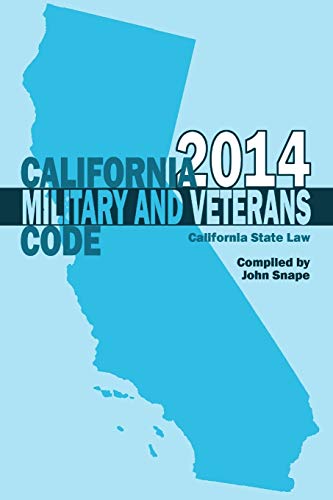 Beispielbild fr California Military and Veterans Code 2014 zum Verkauf von PBShop.store US