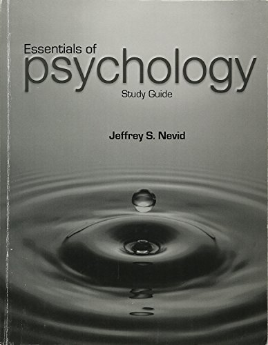 Stock image for Essentials of Psychology Study Guide for sale by Better World Books