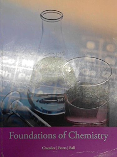 Stock image for Foundations of Chemistry for sale by BookHolders