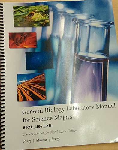 Imagen de archivo de General Biology Laboratory Manual for Science Majors- Custom for North Lake College a la venta por Wrigley Books