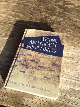 Stock image for Writing Analytically with Readings (Custom Edition for Fresno State) for sale by ThriftBooks-Atlanta