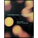 9781305010161: Finite Mathematics and Applied Calculus