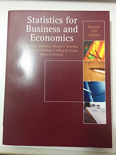 9781305017726: Statistics for Business & Economics Revised 12e