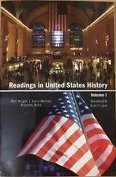 Beispielbild fr READINGS IN U.S.HISTORY,V.I >CUSTOM< by WRIGHT (2014-05-04) zum Verkauf von HPB-Red