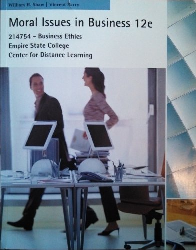 9781305026629: Moral Issues in Business 12e