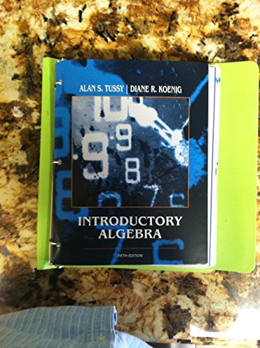 Imagen de archivo de Introductory Algebra a la venta por BOOKER C