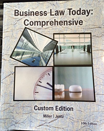 Stock image for Business Law Today: Comprehensive 10th Edition for sale by Big River Books