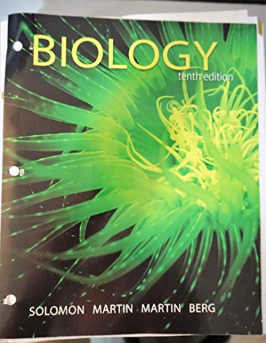 9781305037250: Biology, Tenth Edition (Custom Edition) Solomon, Martin, Martin, & Berg