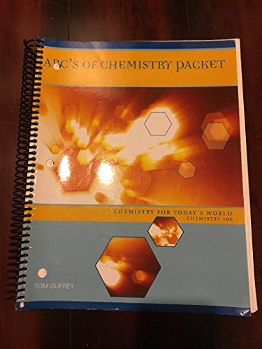 9781305044418: ABC's of Chemistry Packet - Chemistry for Today's World - Chemistry 100