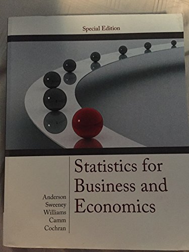 Imagen de archivo de ACP Statistics for Business and Economics a la venta por Better World Books