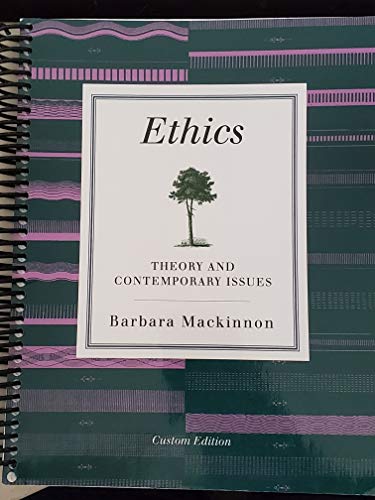 Stock image for Ethics Theory and Contemporary Issues for sale by ThriftBooks-Dallas