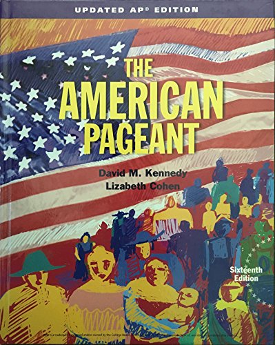 Stock image for The American Pageant 16th Edition for sale by TextbookRush