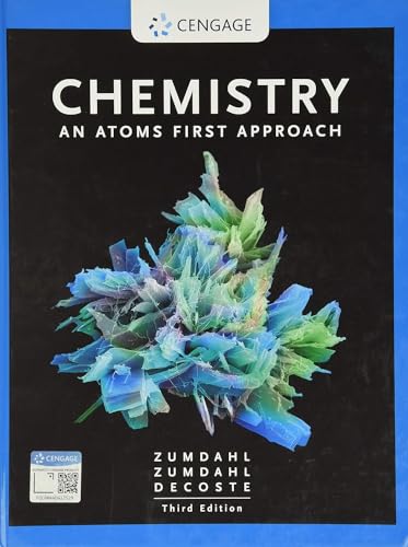 Imagen de archivo de Chemistry: An Atoms First Approach a la venta por SecondSale