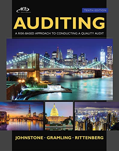 9781305080577: Auditing: A Risk-Based Approach to Conducting a Quality Audit