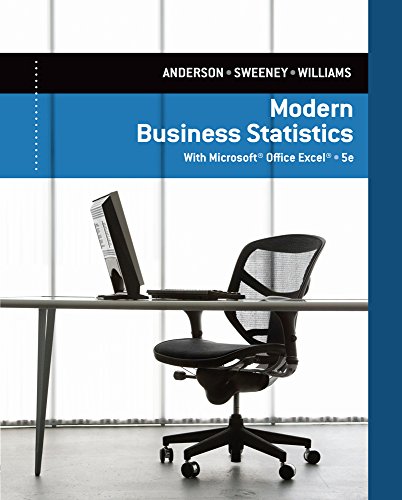 9781305082182: Modern Business Statistics with Microsoft Excel, Loose-Leaf Version