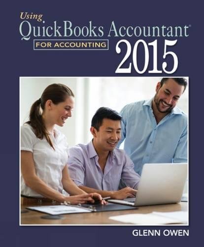 9781305084773: Using QuickBooks Accountant 2015 for Accounting (with QuickBooks CD-ROM)