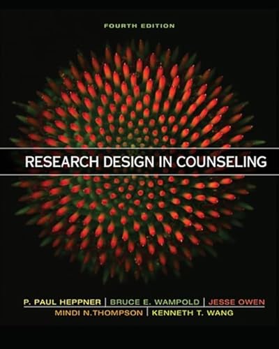 Stock image for Research Design in Counseling for sale by Open Books