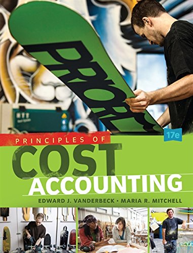 Beispielbild fr Principles of Cost Accounting zum Verkauf von Ergodebooks