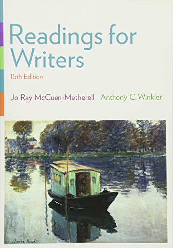 Beispielbild fr Readings for Writers zum Verkauf von Gulf Coast Books