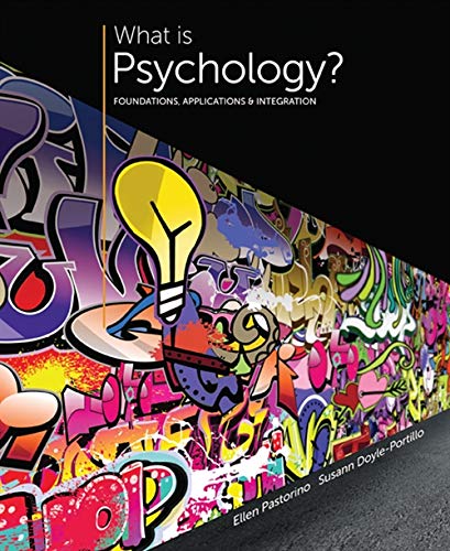 Imagen de archivo de What is Psychology?: Foundations, Applications, and Integration a la venta por HPB-Red