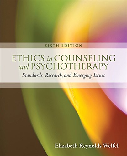 9781305089723: Ethics in Counseling & Psychotherapy: Standards, Research, and Emerging Issues