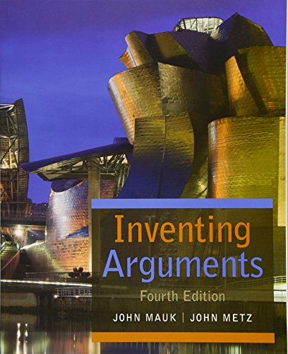 Beispielbild fr Inventing Arguments (Inventing Arguments Series) zum Verkauf von BooksRun