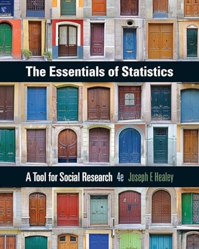 Beispielbild fr The Essentials of Statistics: A Tool for Social Research zum Verkauf von BooksRun