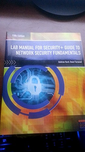 Stock image for Lab Manual for Security+ Guide to Network Security Fundamentals, 5th for sale by SecondSale