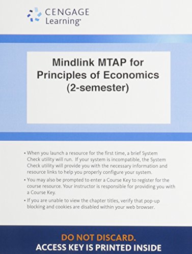 Beispielbild fr Mindlink MTAP for Principles of Economics by Mankiw: Access Code Card (2- Semester) zum Verkauf von BooksRun