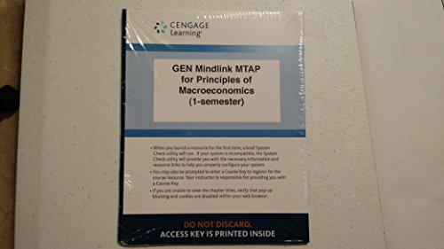 Stock image for GEN Mindlink MTAP for Principles of Macroeconomics for sale by BooksRun