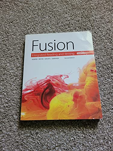 9781305103733: Fusion: Integrated Reading and Writing, Book 1