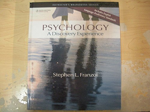 Stock image for Psychology a Discovery Experience Instuctors Wraparound Edition for sale by Allied Book Company Inc.