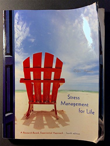Beispielbild fr Stress Management for Life: A Research-Based Experiential Approach zum Verkauf von Goodwill Books