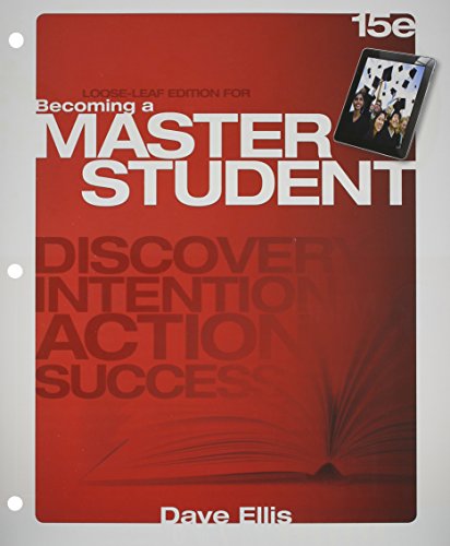 Imagen de archivo de Bundle: Becoming a Master Student, Loose-Leaf Version, 15th + MindTap College Success, 1 Term (6 Months) Printed Access Card a la venta por TextbookRush